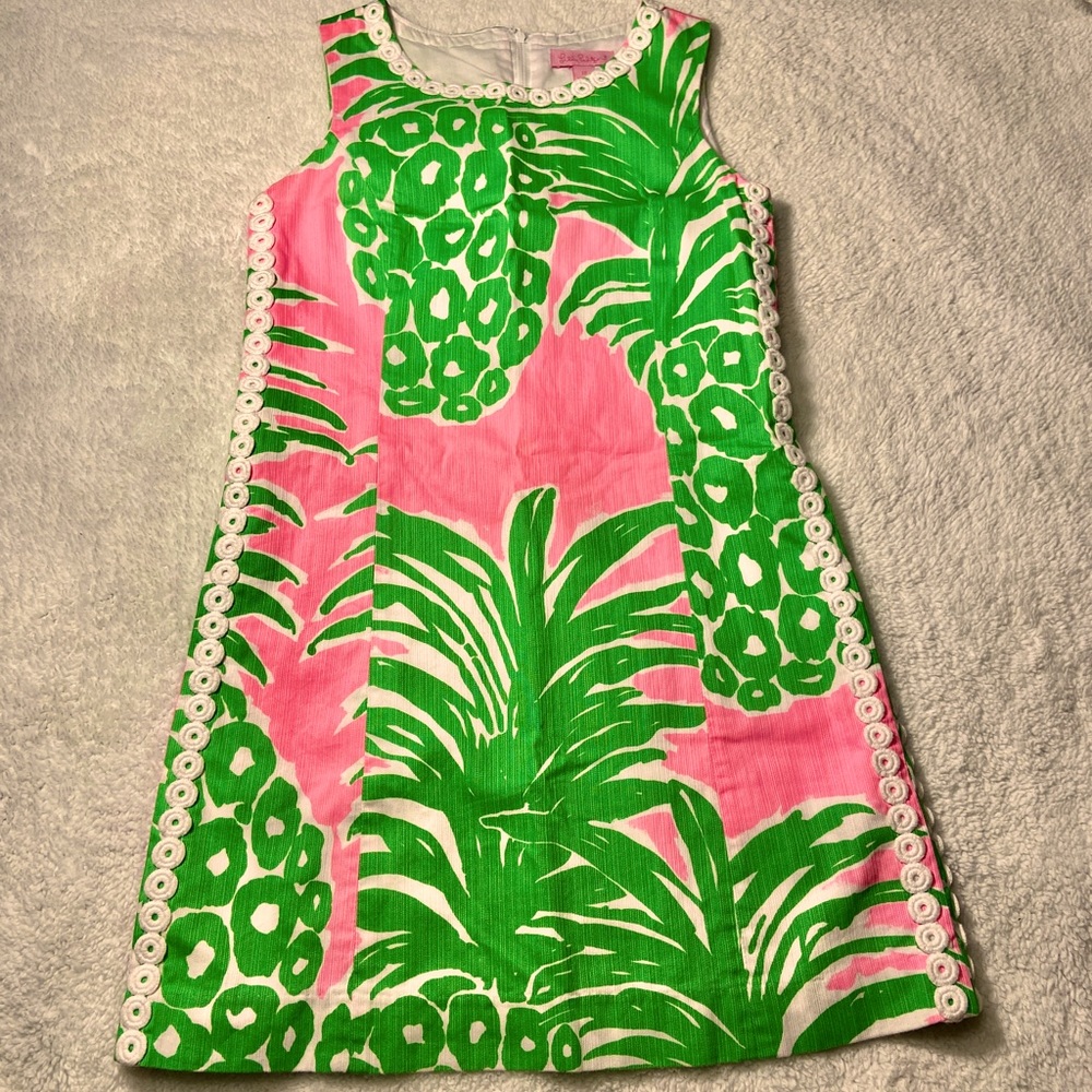 Mila Pineapple Print Dress Lilly Pulitzer